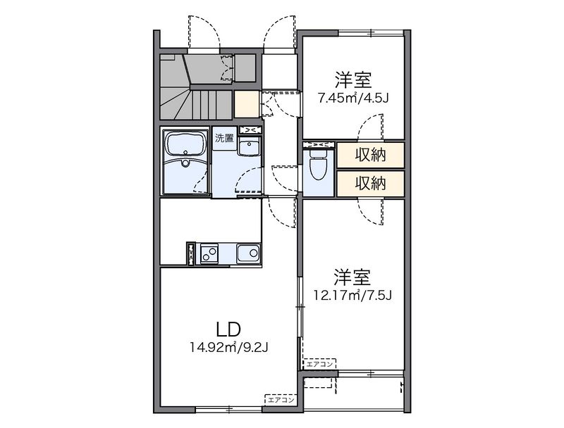 レオネクストアムール 間取図