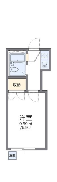 レオパレス蕨第３３ 間取図