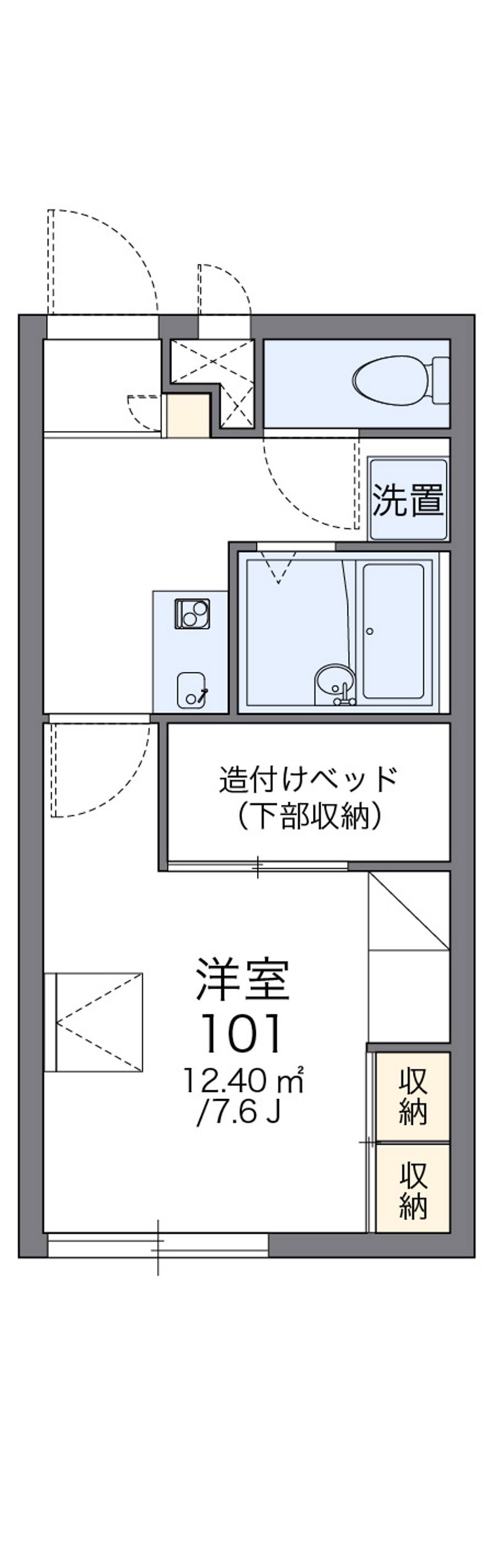 レオパレスＳＵＮＵＲＵＭＡ 間取図