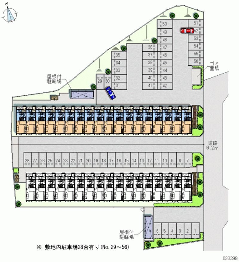 レオパレス仙港Ａ 月極駐車場