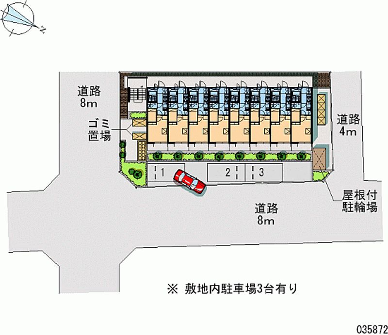 レオパレスひご本荘 区画図