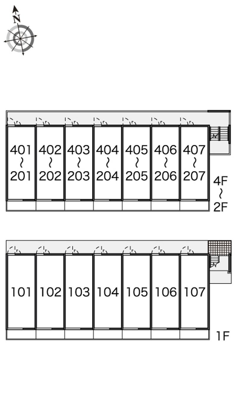 レオネクストゆーとぴあ 間取配置図