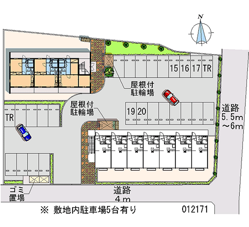 12171 Monthly parking lot