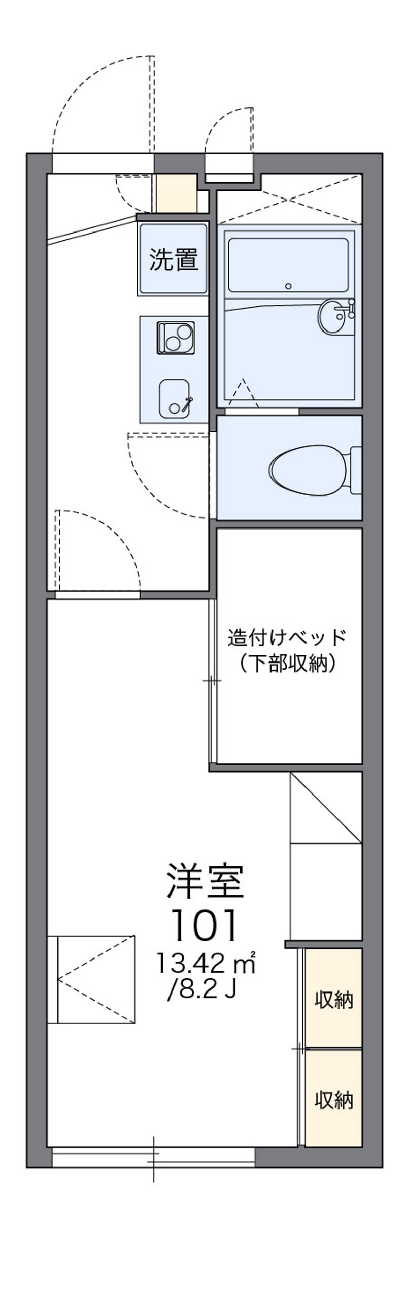レオパレスＡ＆Ａ 間取図
