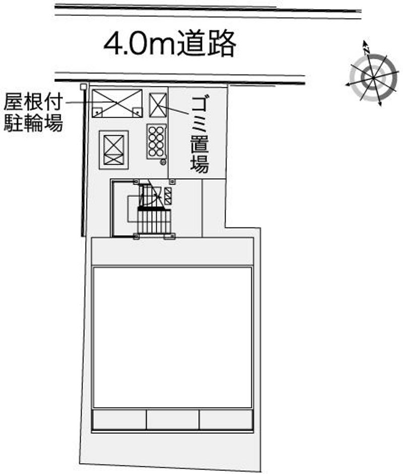 レオパレスひまわり 配置図