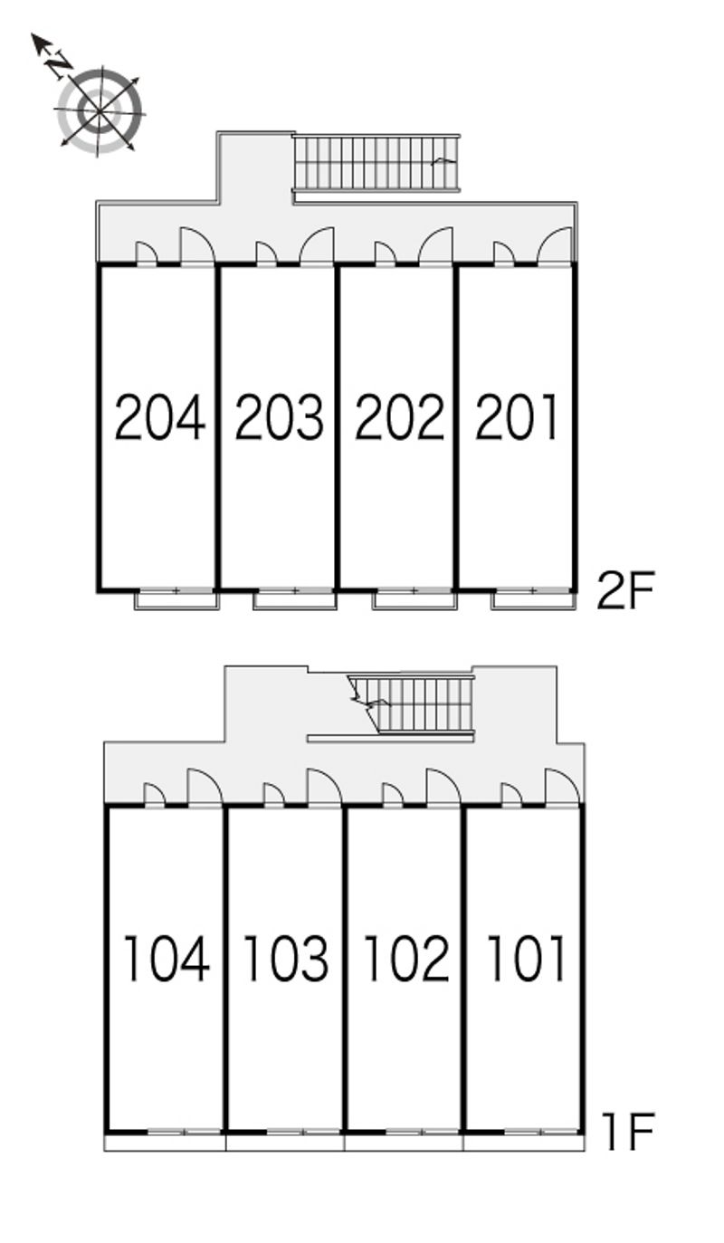 レオパレス雅 間取り配置図