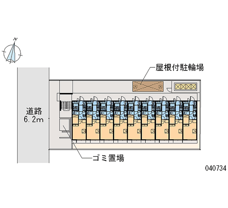 レオパレスゼロワントダ 区画図