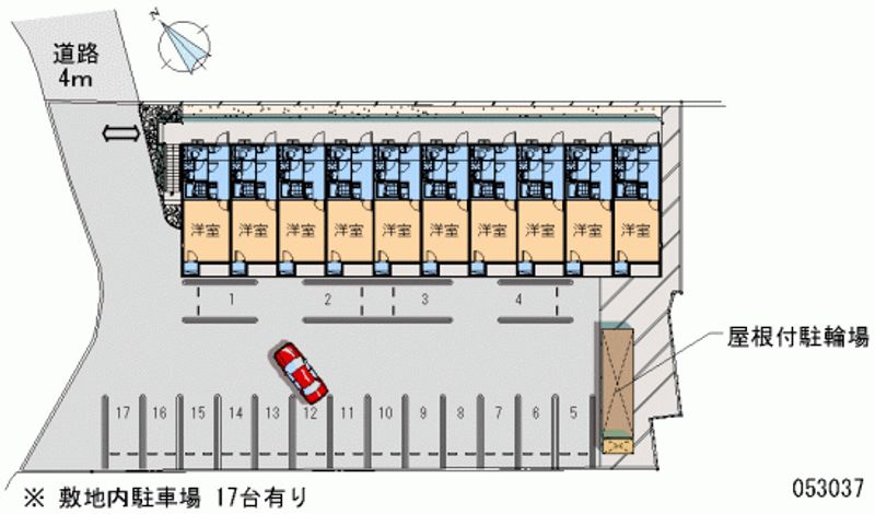 53037 Monthly parking lot