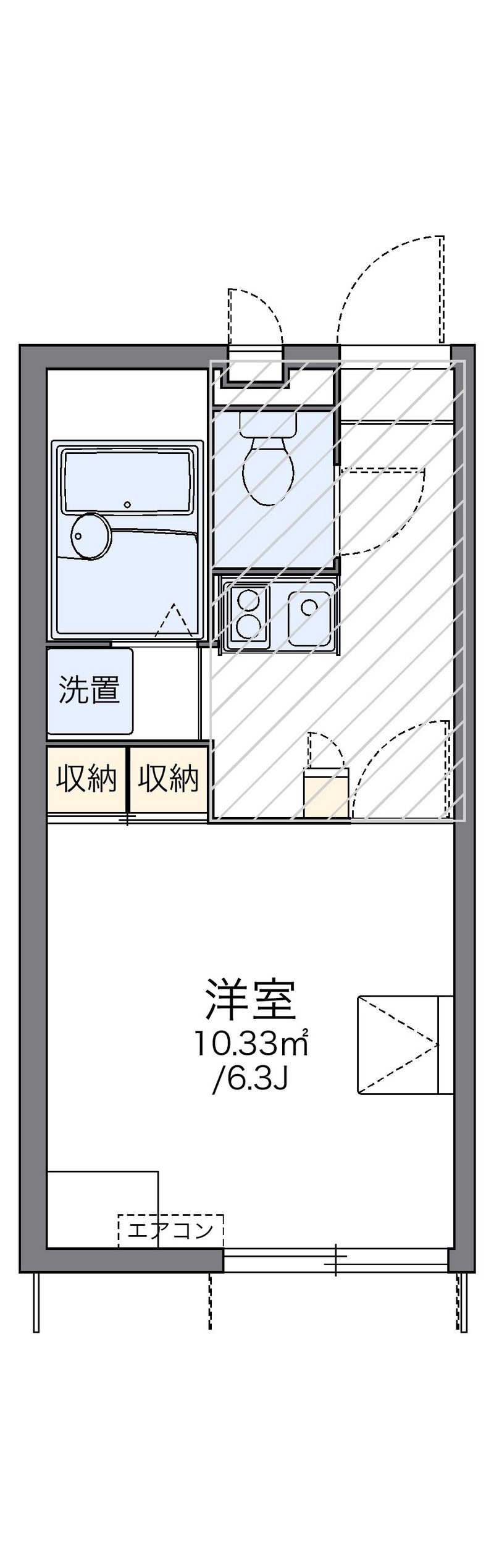 レオパレス桜 間取り