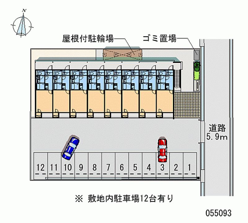 55093 bãi đậu xe hàng tháng