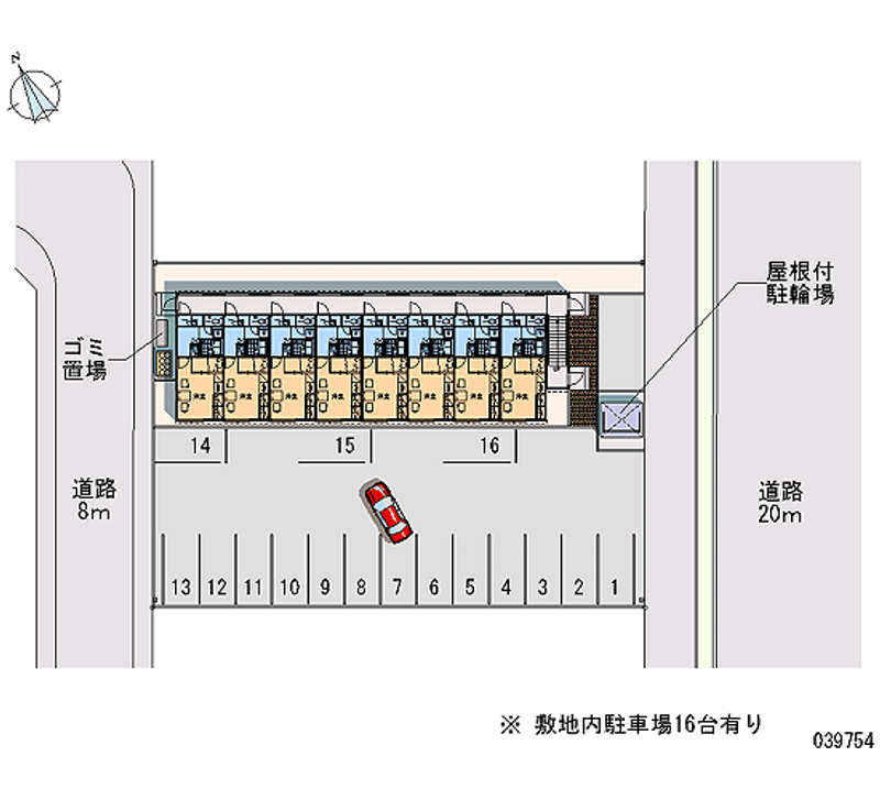 39754 Monthly parking lot