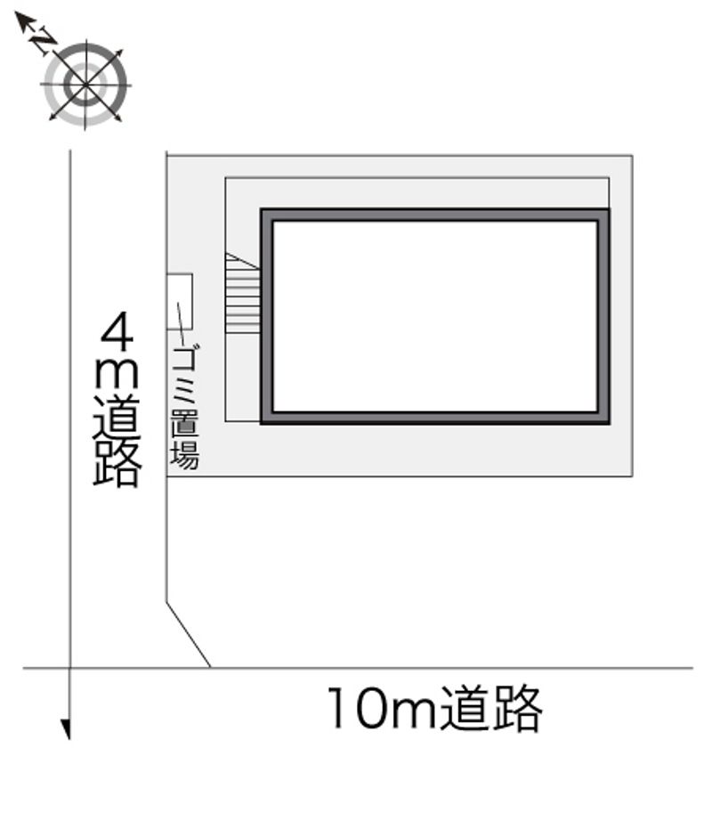 レオパレス黒砂台 配置図