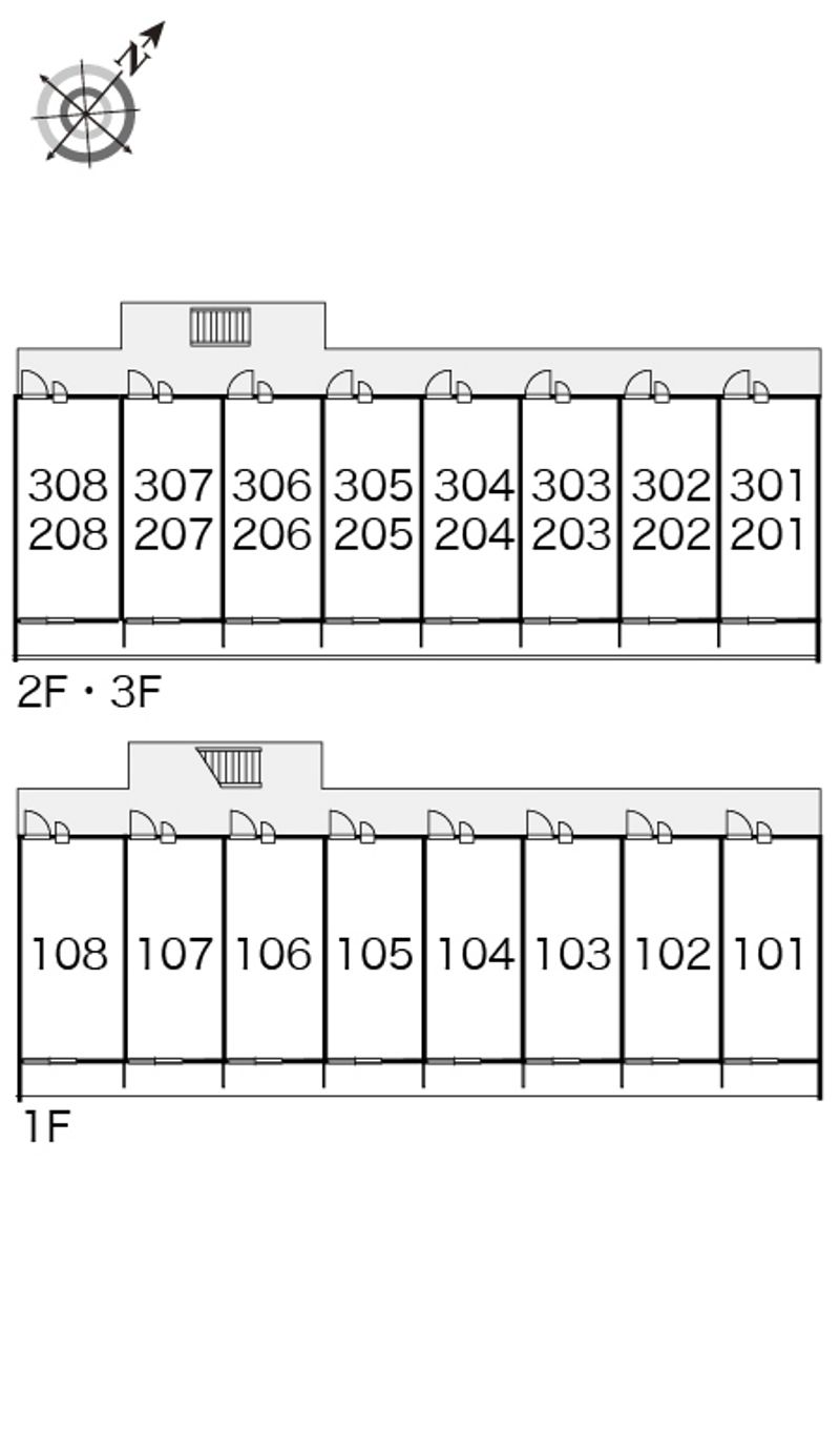 レオパレスＨｏｍｅ１００ 間取配置図