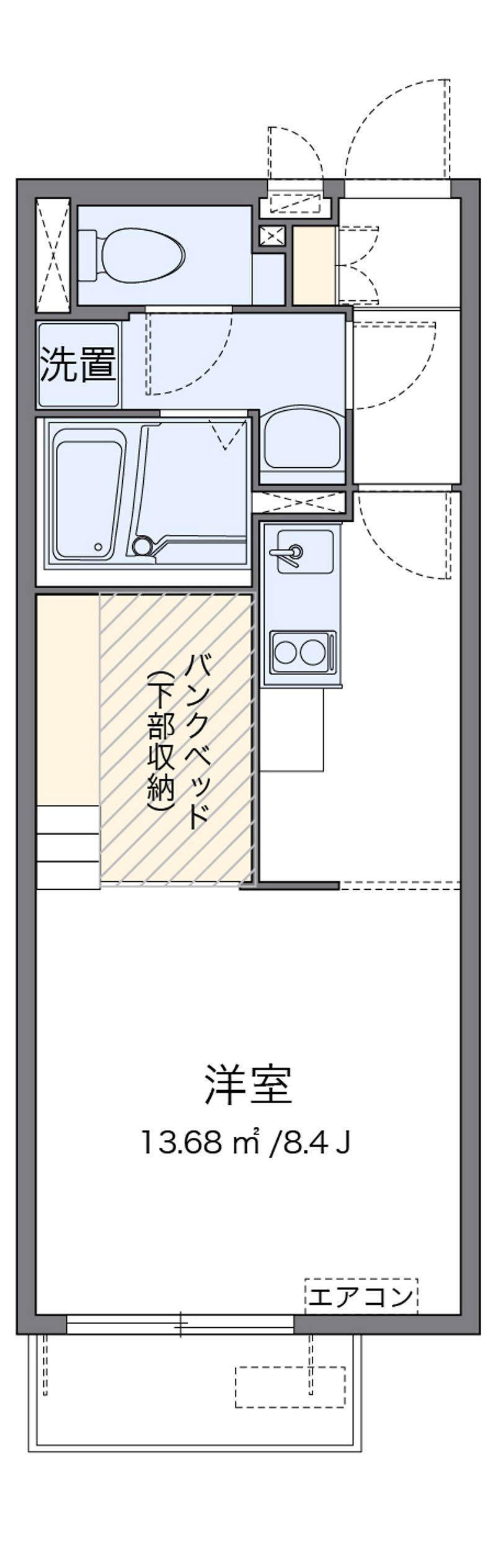 ミランダオリーブガーデンⅡ 間取図