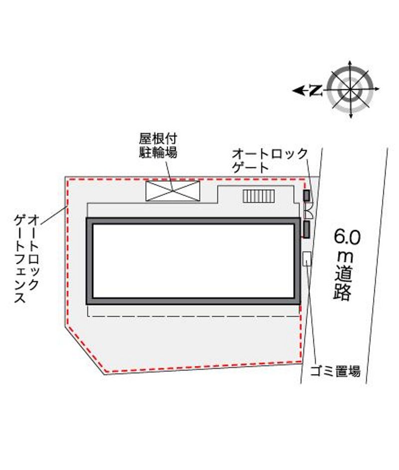 レオパレスアークハウス 配置図