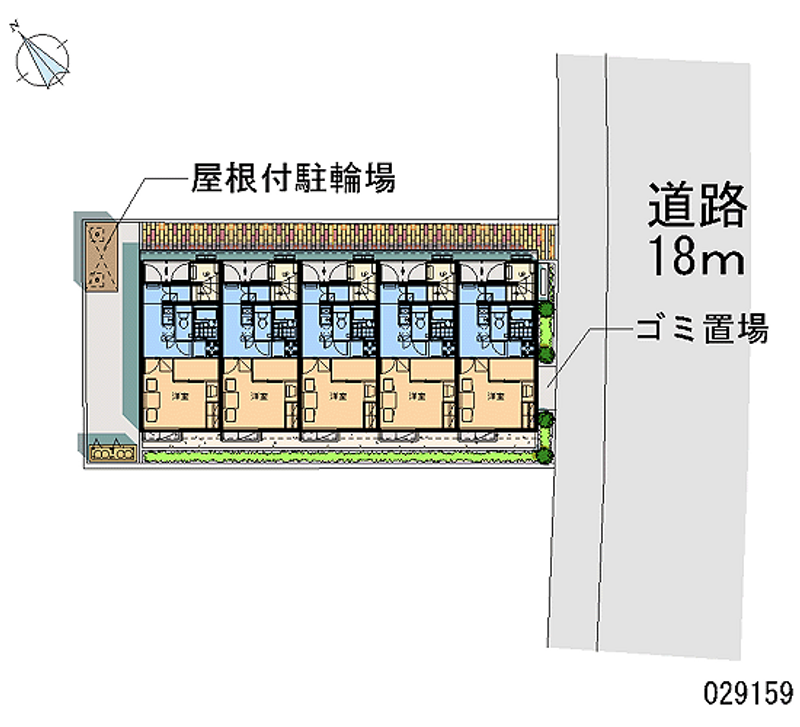レオパレスアズール松戸 区画図
