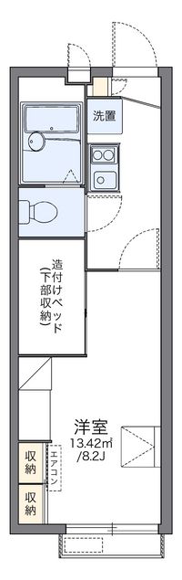 レオパレス三本松ヒルズ 間取り図