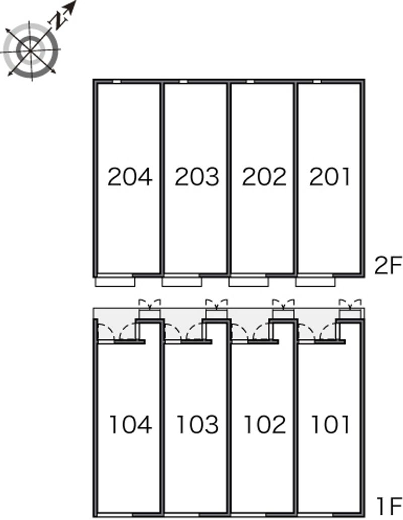 レオネクストＳＡＷＡ 間取り配置図