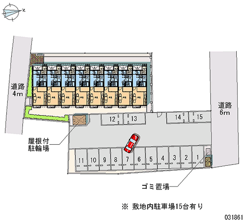 31861 Monthly parking lot