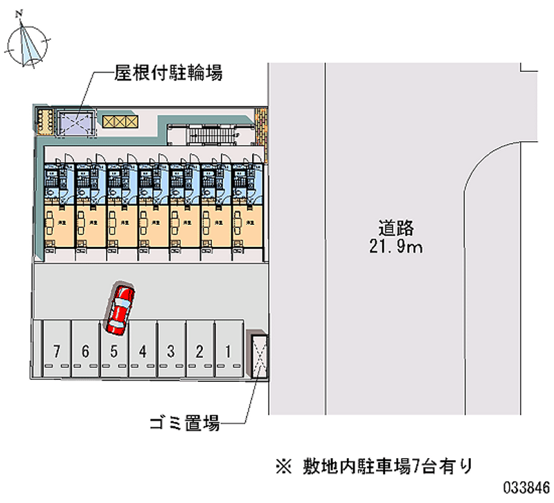 レオパレス相生 月極駐車場