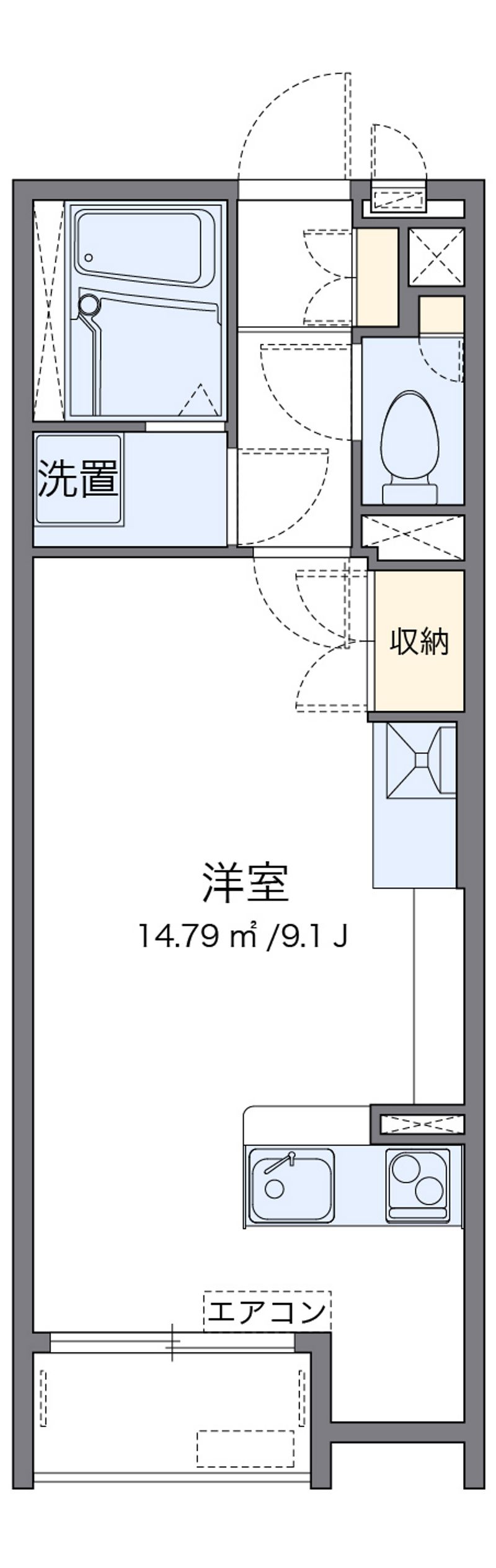 レオネクストＰｉｎｅｓ　Ｍ 間取図