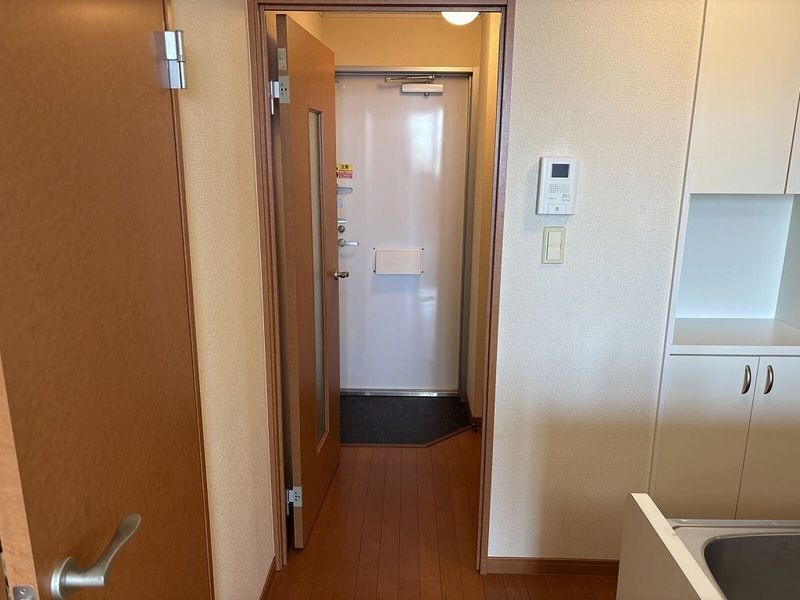 レオパレスアゼリアカーサ 玄関