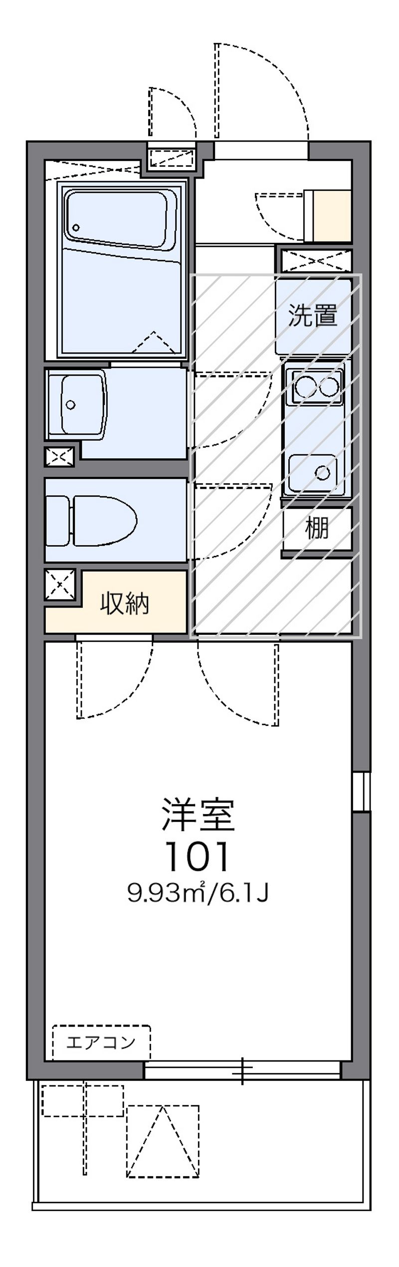 レオネクストシャトレー東四つ木 間取図