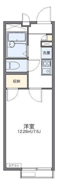 レオパレスビジュ 間取り図