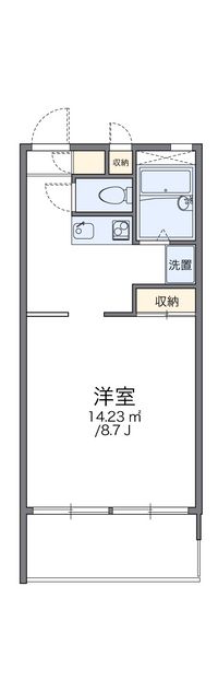 レオパレスシルバーストーン 間取り図