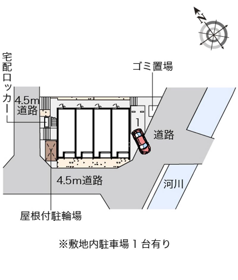 クレイノセレッソパルシーⅡ 配置図