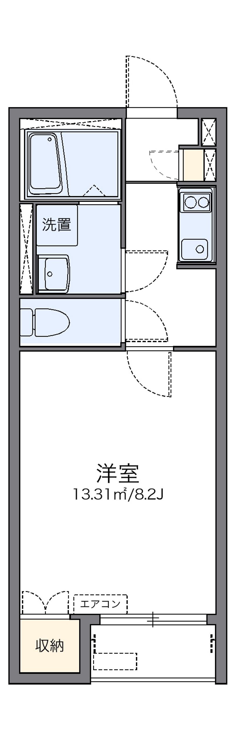 レオネクスト田中後 間取図