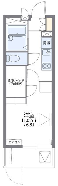 レオパレス平塚Ⅱ 間取り図