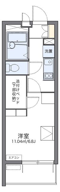 レオパレスアークハウス 間取り図