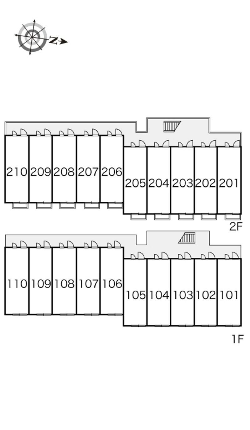 レオパレス富＆義 間取配置図