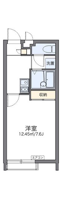 レオパレス浜柳 間取り図