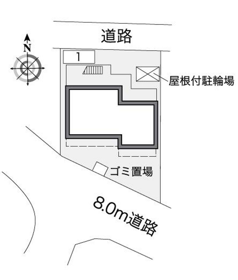 レオパレス新森 配置図