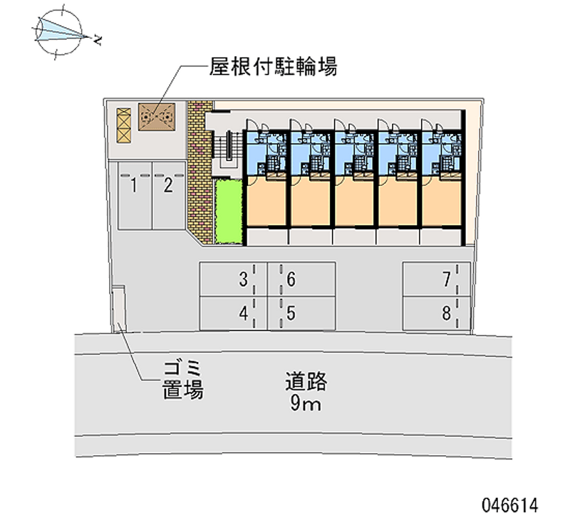 レオパレスエスポワール　天久 区画図