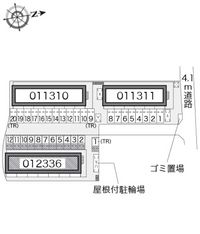 レオパレスグランドゥールⅢ 駐車場