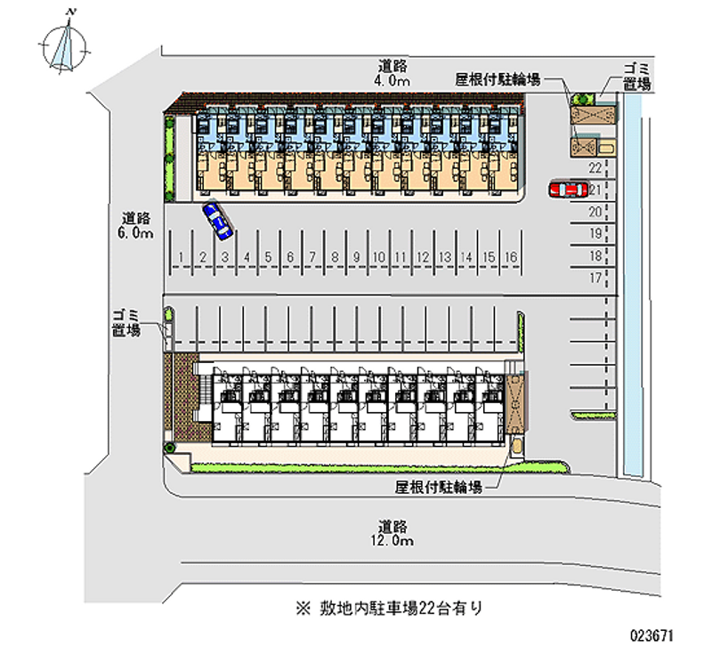 23671 Monthly parking lot