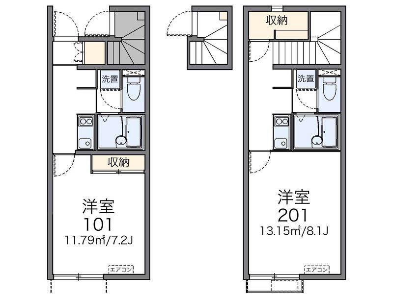 レオネクストヴィラ東町 間取図