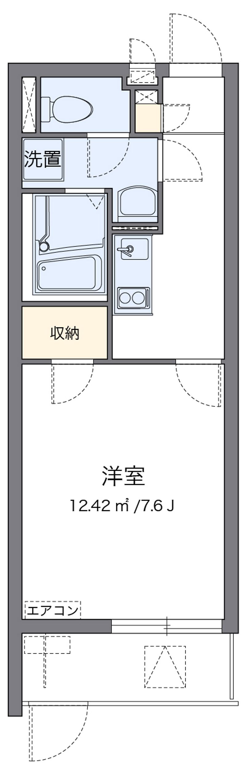 クレイノ芝富士ハイツ 間取図