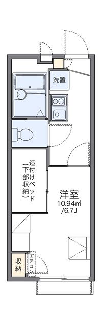 レオパレス星丘Ｂ 間取り図