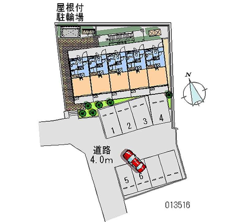 レオパレス芳野 月極駐車場