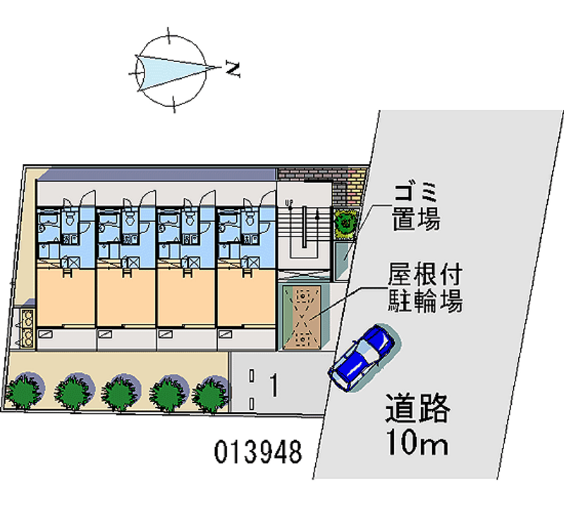 レオパレス志摩 区画図