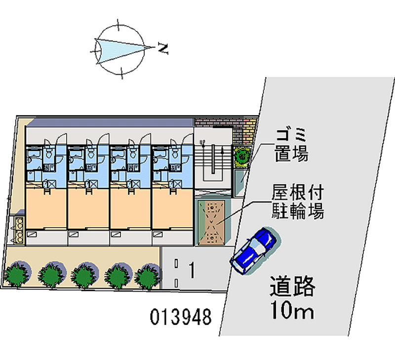 レオパレス志摩 月極駐車場