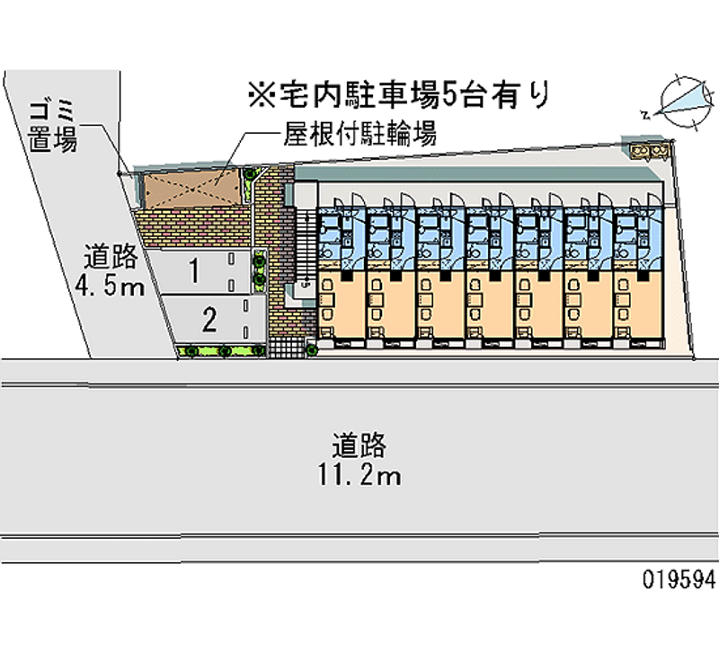 レオパレス狭山ヶ丘 区画図