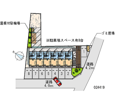 24419 Monthly parking lot