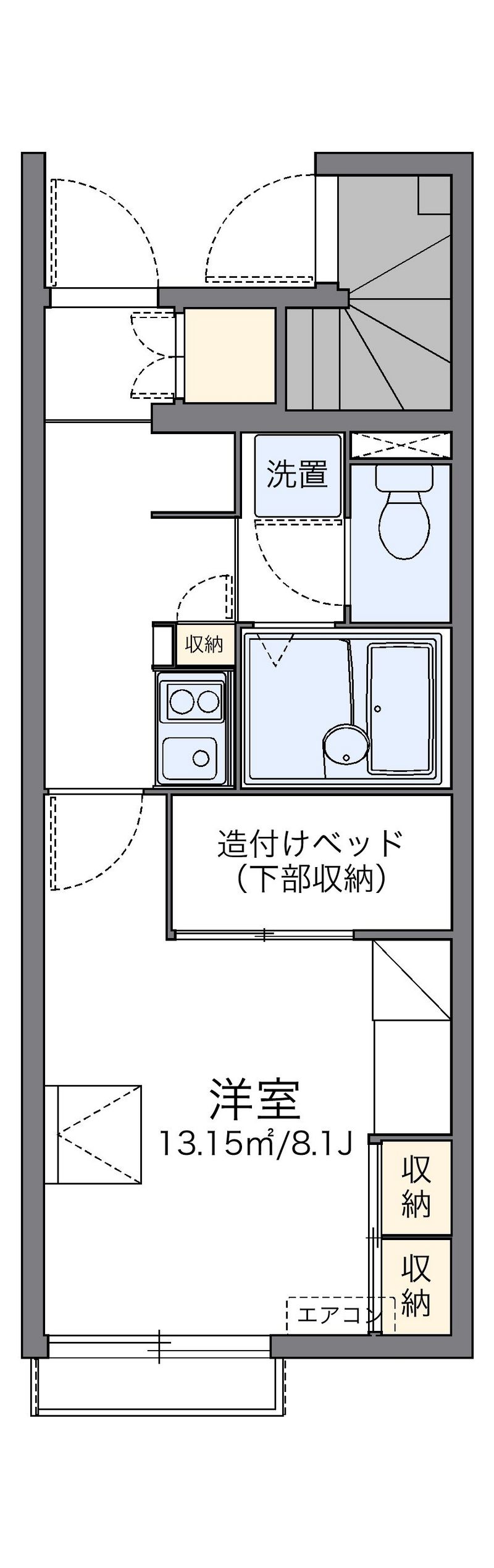 レオパレス山野田 間取図