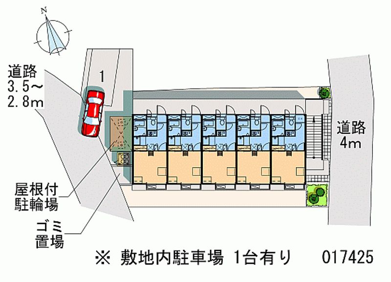 レオパレス松岳 区画図