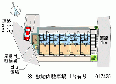 17425 Monthly parking lot